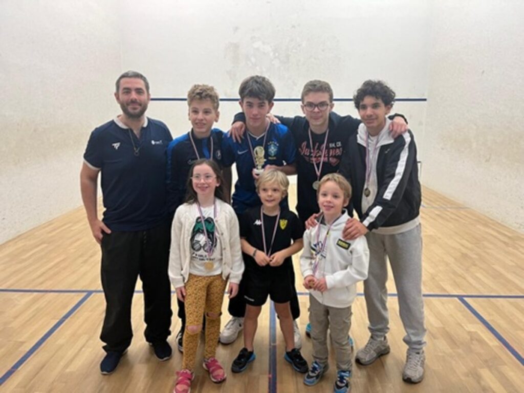 Jeunes joueurs TOAC Squash