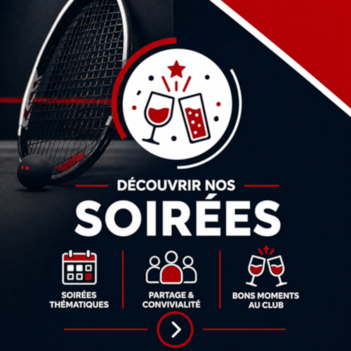 Bouton TOAC Squash Toulouse Soirées