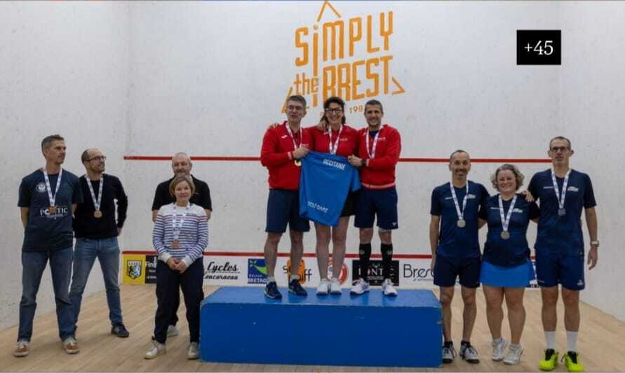 TOAC Squash Toulouse championnats de France Interclubs Vétérans +45 ans 2025-2026