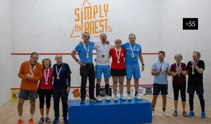 TOAC Squash Toulouse championnats de France Interclubs Vétérans +55 ans 2025-2026